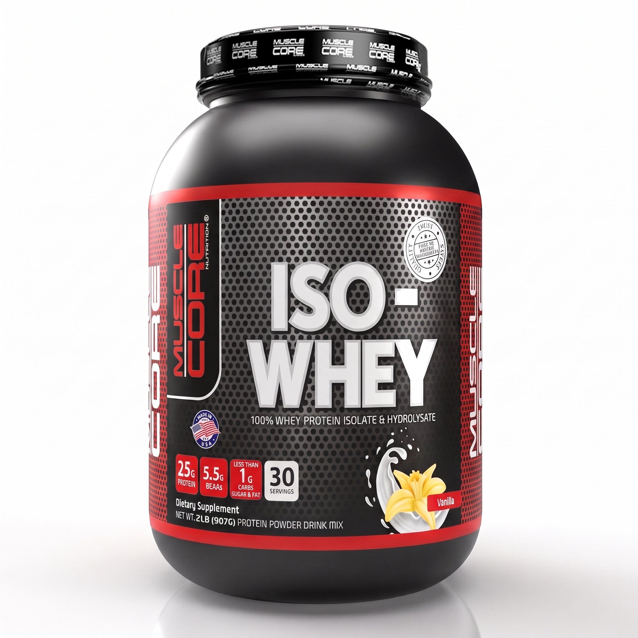 Muscle Core Nutrition Iso  Whey 2lb Vanilla