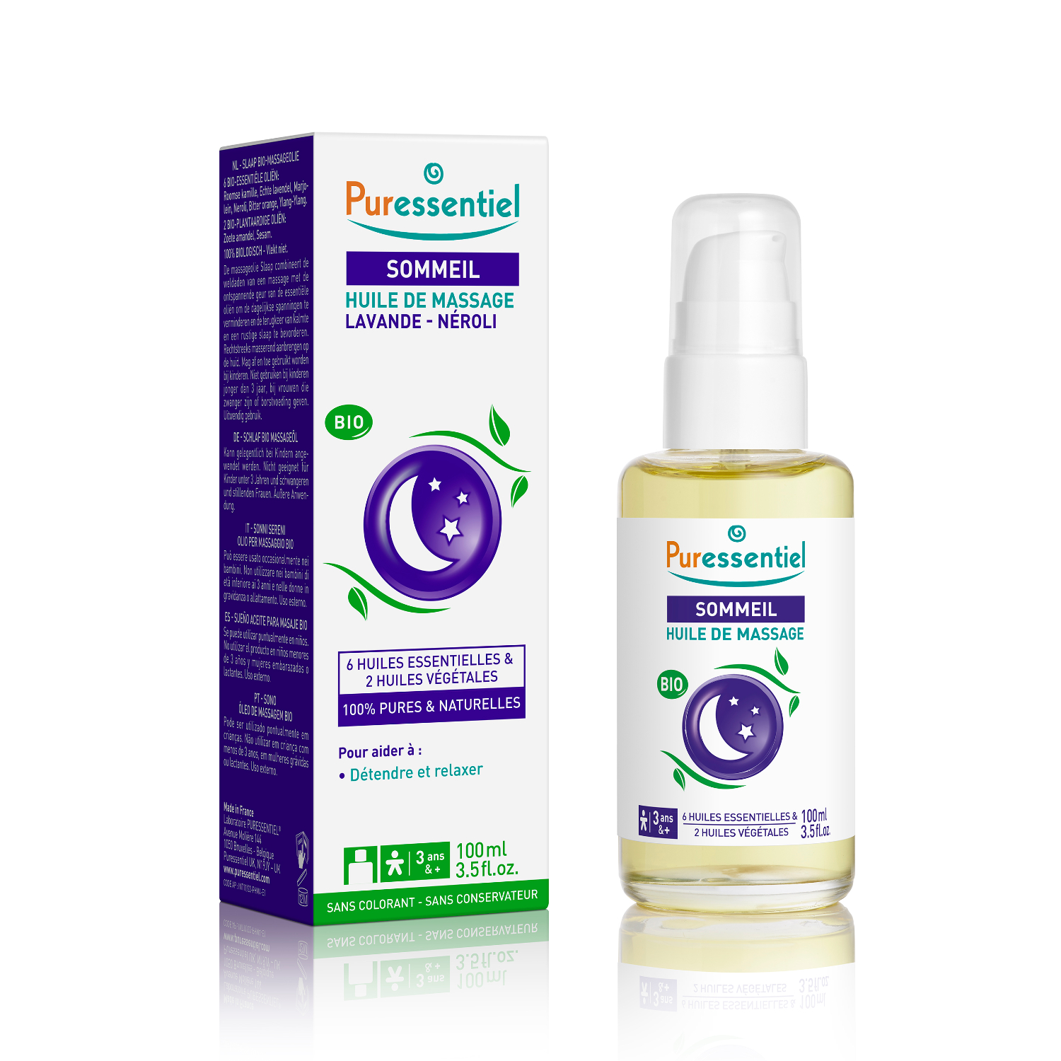 Puressentiel Rest & Relax Stress Oil Lavender 100ml