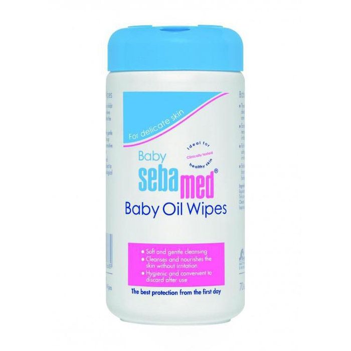Sebamed Baby Oil Wipes 70s