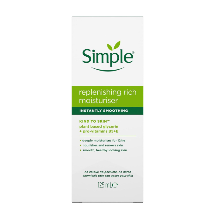 Simple Kind To Skin Replenishing Rich Moisturizer 125ml