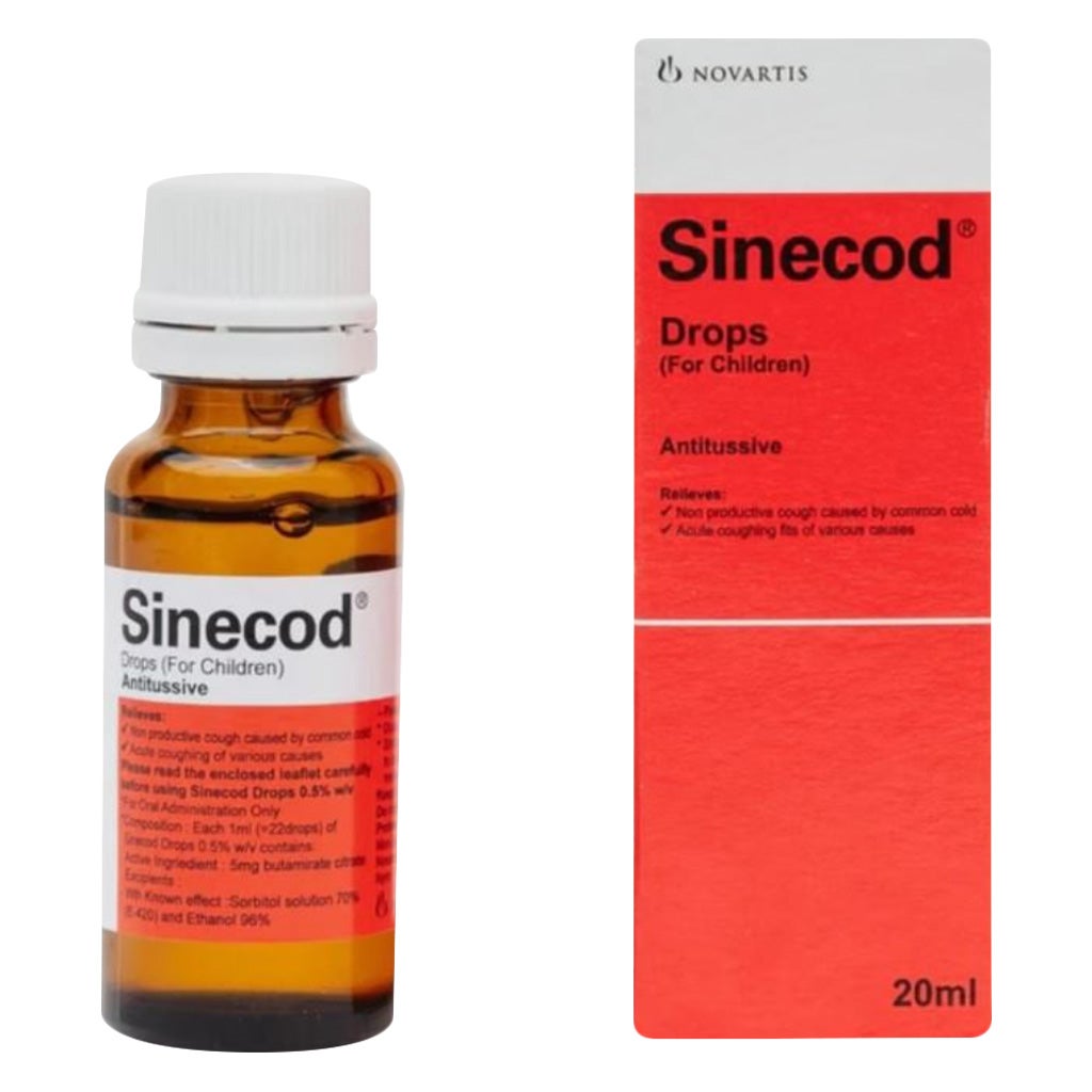 Sinecod  Drops - For Dry Cough in children 20ml