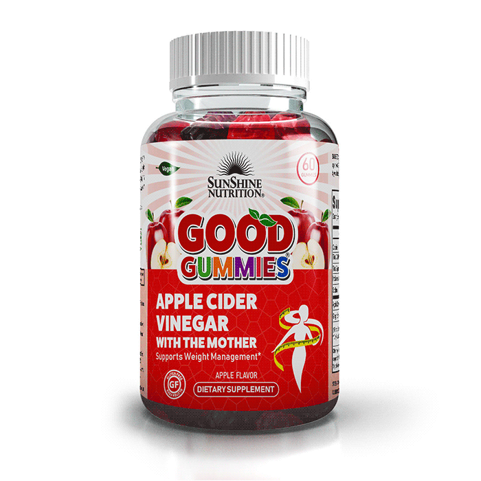 Sunshine Nutrition Good Gummies Apple Cider Vinegar 60's
