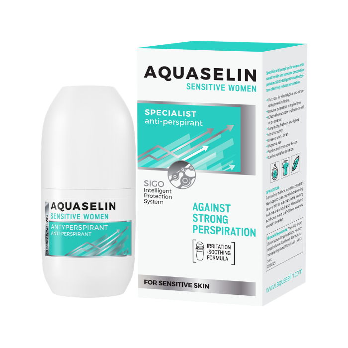 Aquaselin Sensitive Woman Antiperspirant Against Strong Perspiration