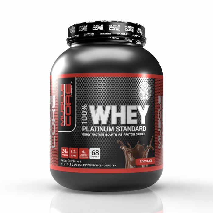 Muscle Core 100% Whey Platinum Standard 5 Lb Chocolate
