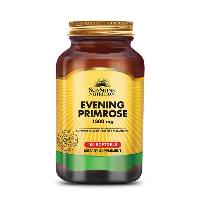 Sunshine Nutrition Evening Primrose Oil 1300mg 100 Softgels