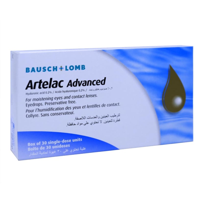 Artelac Advanced Eye Drops 30's