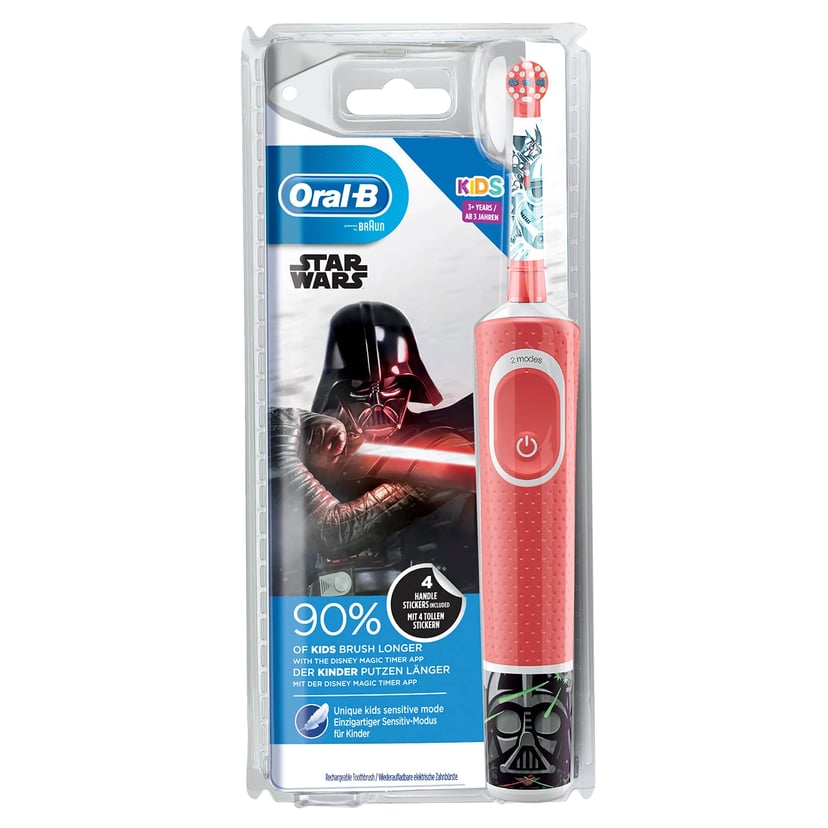Braun Oral B Star Wars Recharge Toothbrush + Case D100.414.2
