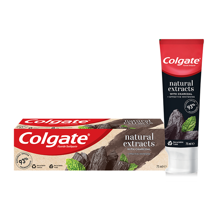 Colgate Tooth Paste Natural Extract Activated Charcoal 75ml