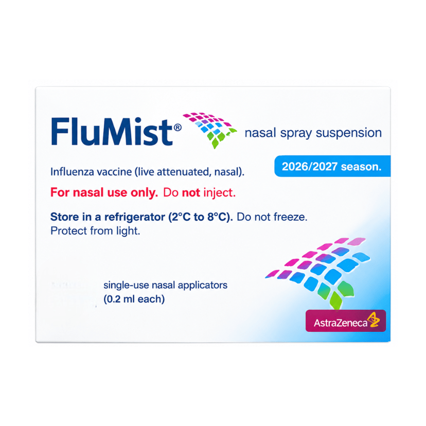 FluMist Influenza Vaccine Pre-Filled Nasal Spray 0.2ML 1s