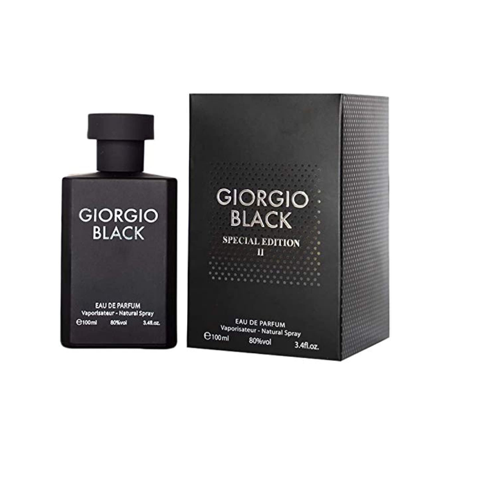 Giorgio Black Special Edition II Long-Lasting Eau de Parfum, 100ml