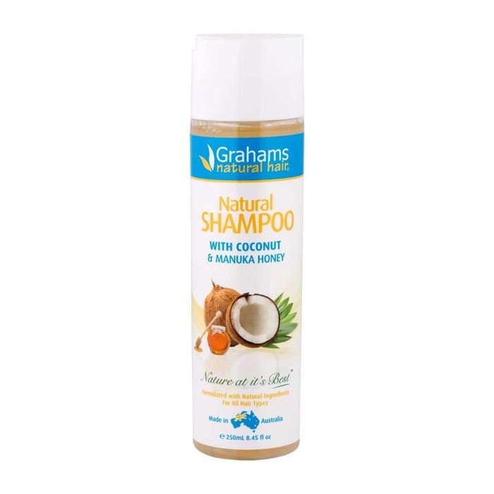Grahams Natural Shampoo With Coconut & Manuka Honey 250ml