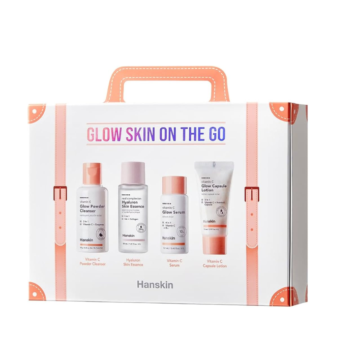 Hanskin Glow Skin On The Go Skincare Set