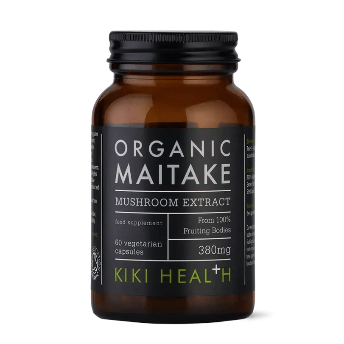 KIKI Health Organic Maitake Mushroom Extract Vegetarian Capsules 60's