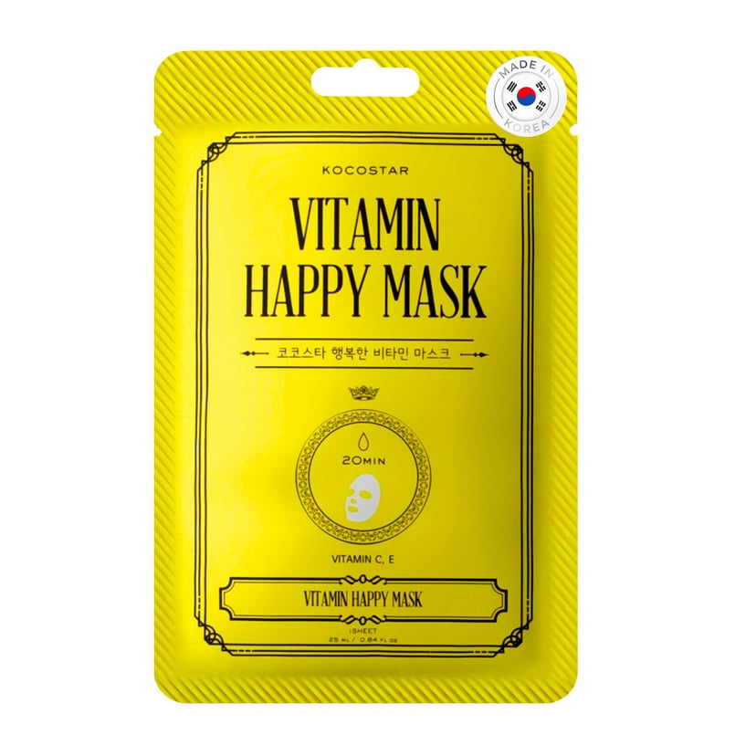 Kocostar Happy Mask Facial Sheet Vitamin 23ml 1s