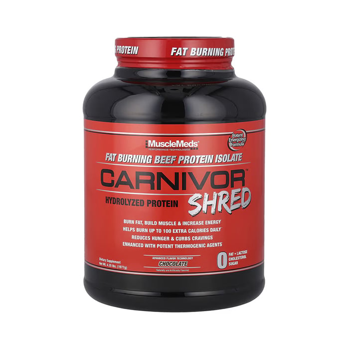 MuscleMeds Carnivor Shred Powder Chocolate 4LB