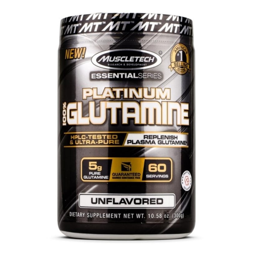 MuscleTech Platinum 100% Glutamine Powder 302 g