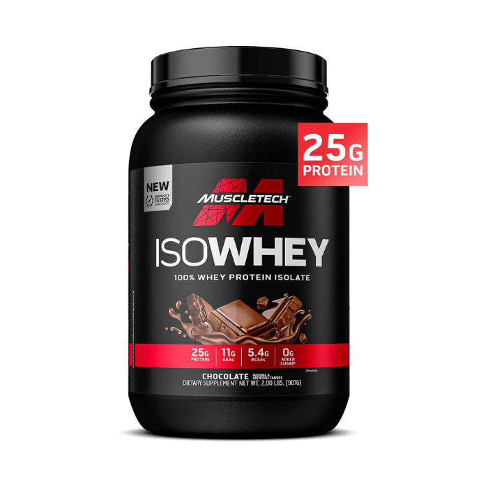 MuscleTech IsoWhey 100% Whey Protein Powder Chocolate 2LB