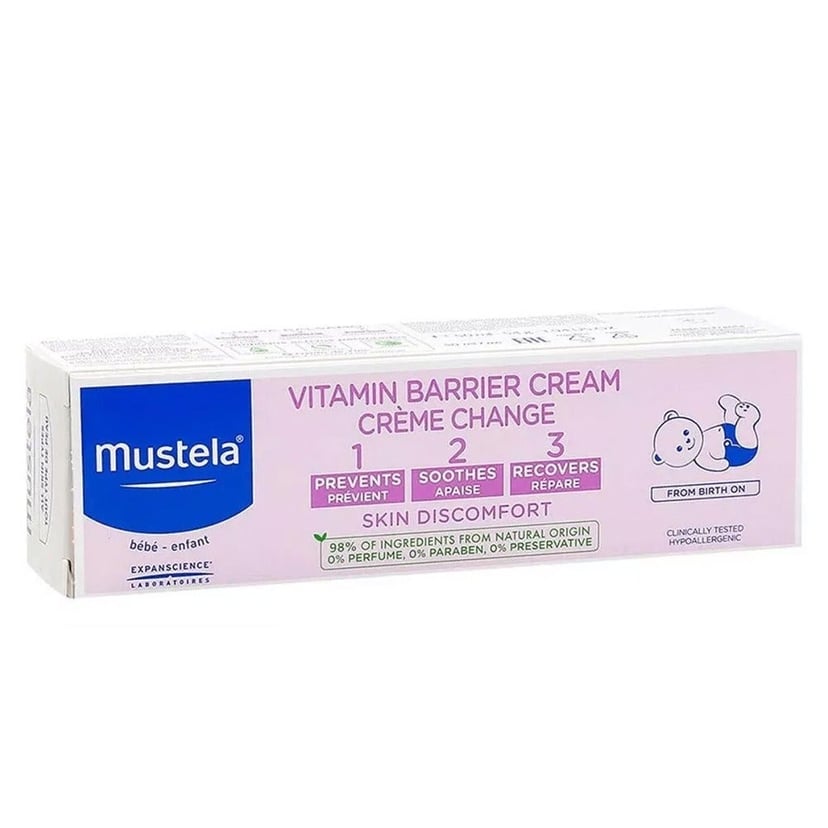 Mustela Vitamin Barrier Cream 123 50ml