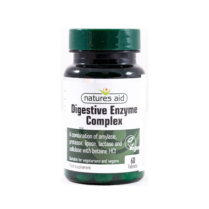 Natures Aid Digestive Enzyme Complex 60 Tablets