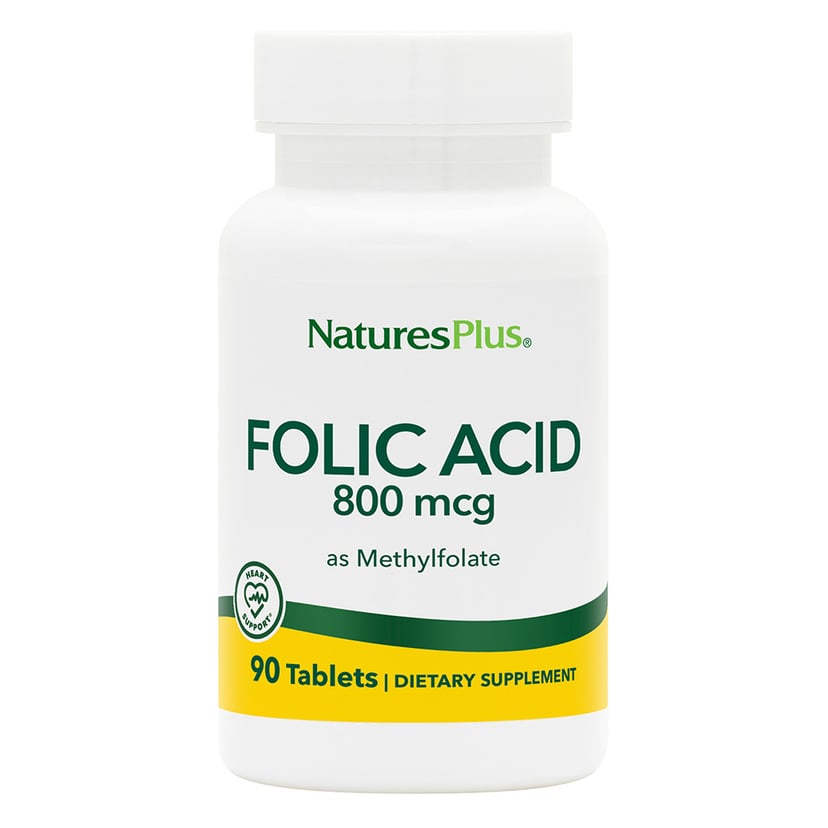 Natures Plus Folic Acid 800mcg 90's