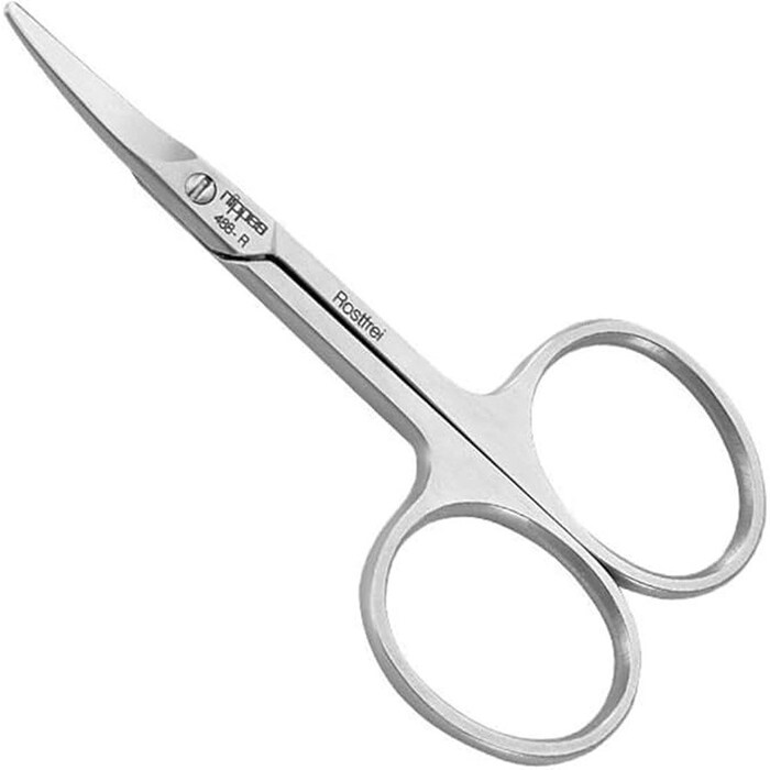 Nippes Baby Scissors Stainless Rounded Tip Curved 8cm 488R