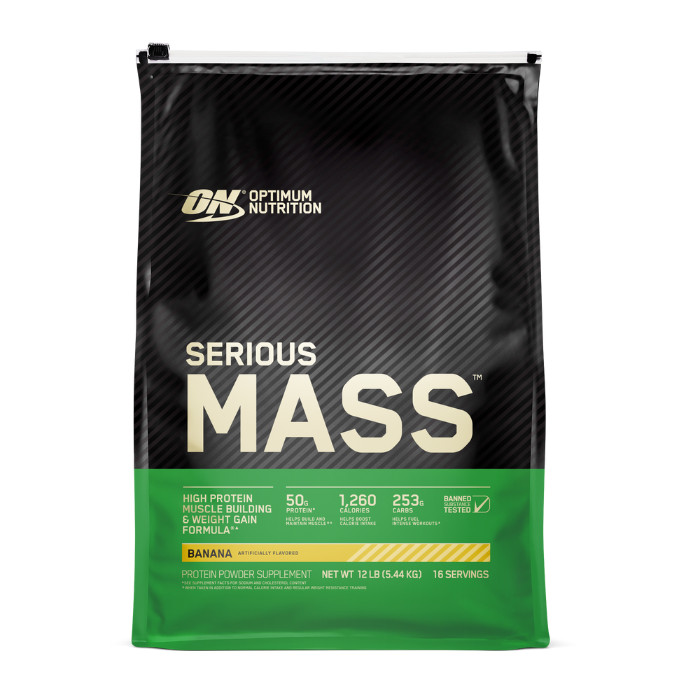 Optimum Nutrition Serious Mass Banana 12 Lb