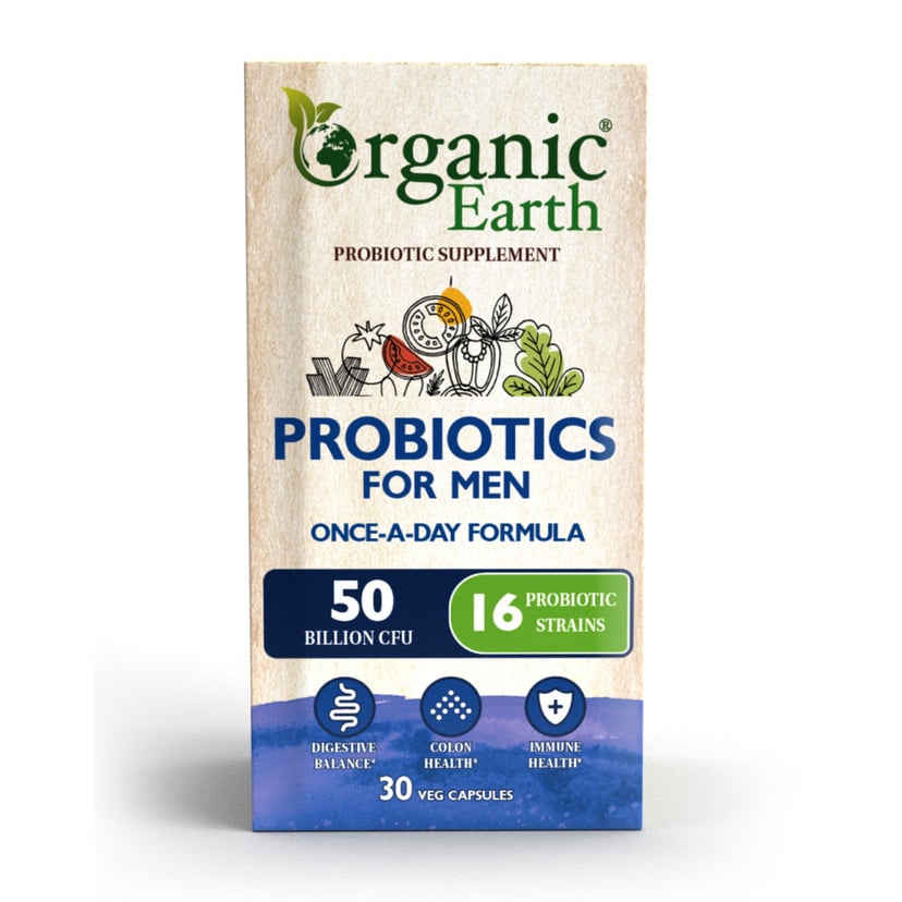 Organic Earth Probiotics For Men Cap 30s