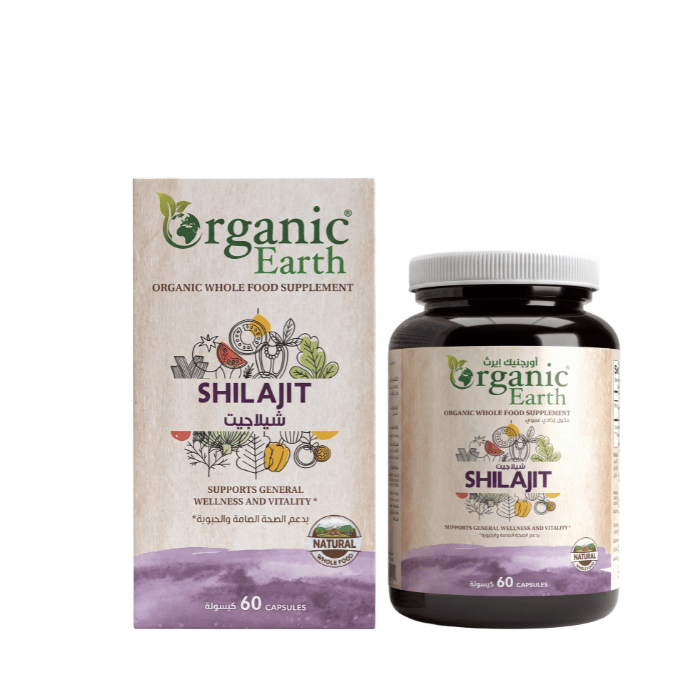 Organic Earth Shilajit 250mg Capsules 60s