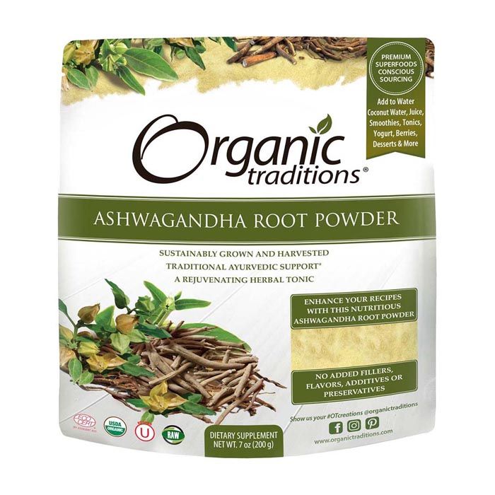 Organic Traditions Ashwagandha Root Powder 200g