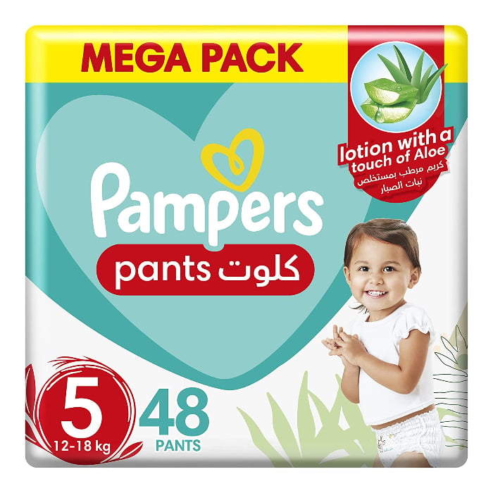 Pampers Pants Rash Protection Size 5 12-18KG 48's
