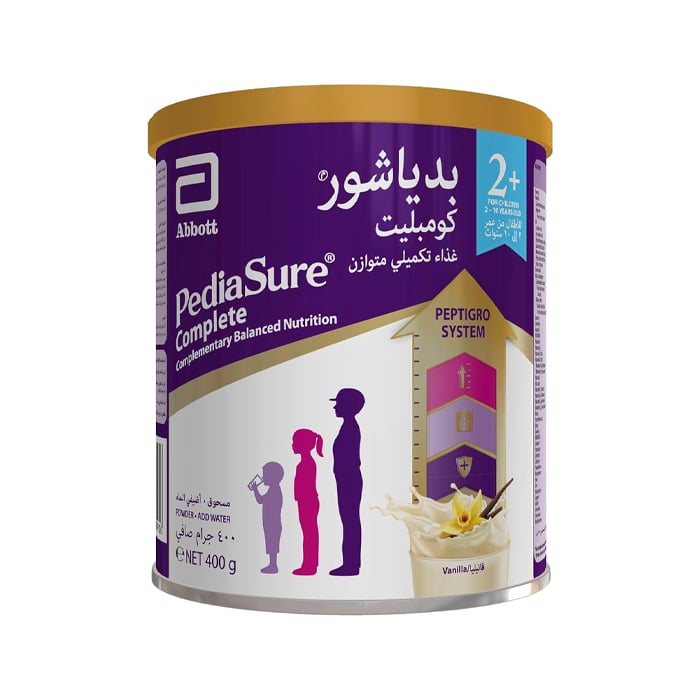 Pediasure Complete 2+ Peptigro Milk Formula Vanilla 400g