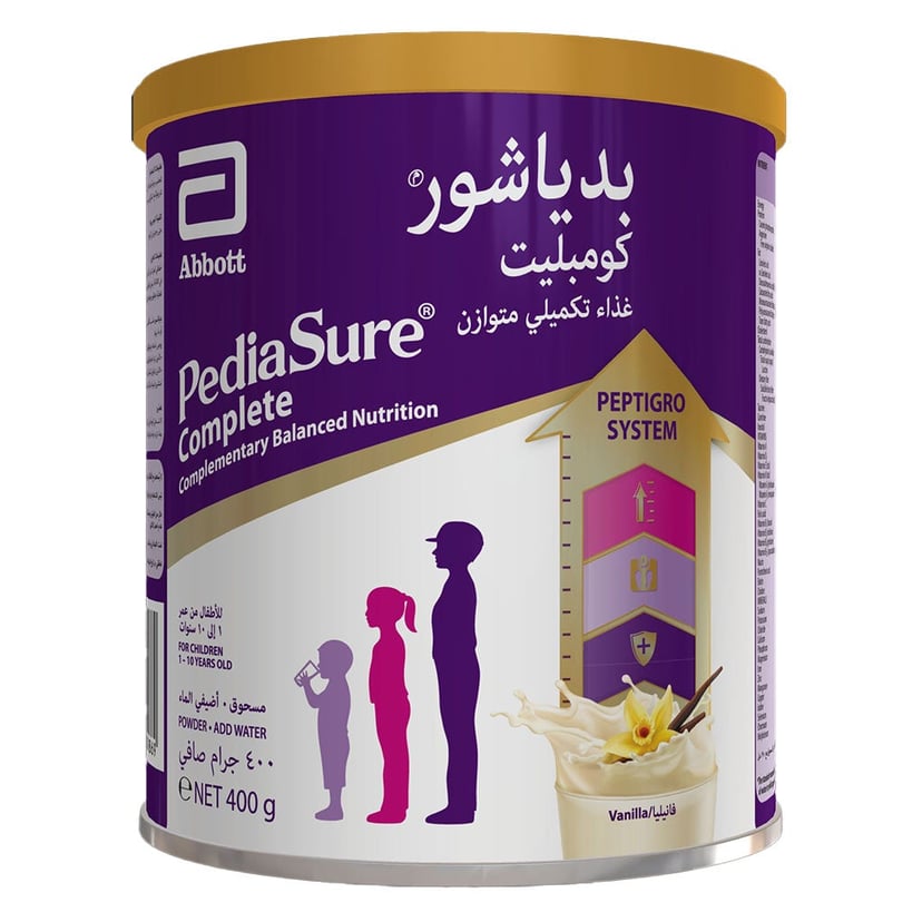 Pediasure Complete Peptigro Milk Formula Vanilla 400g
