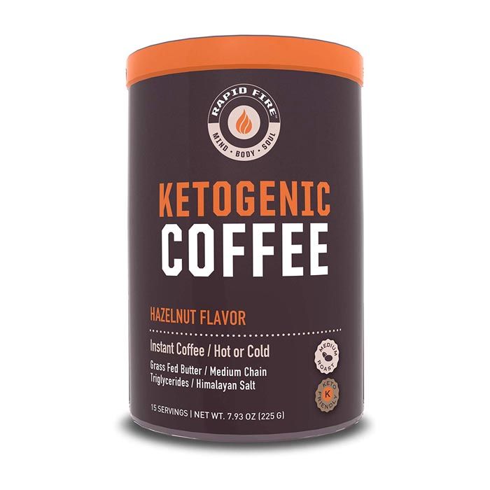 Rapidfire Ketogenic Coffee Hazelnut 225 g 15 Servings