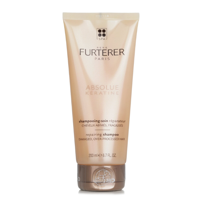 Rene Furterer Absolue Keratine Renewal Shampoo - Repairing Shampoo for Extremely Damaged or Over-Processed Hair 200ml