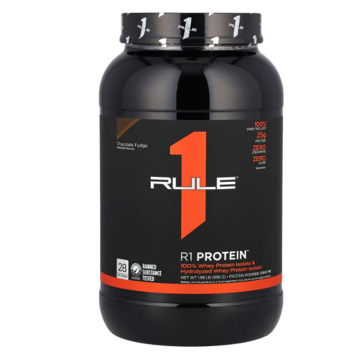 Rule1 Protein 28 Servings Chocolate Fudge 1.98lb