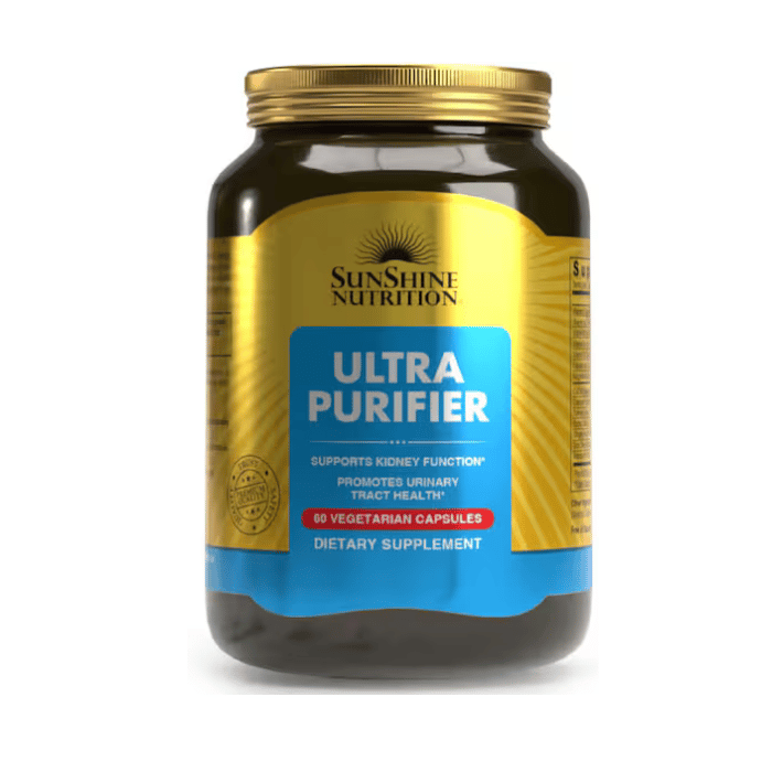 Sunshine Nutrition Ultra Purifier, Herbal Kidney and Urinary Detox Support, 60 Vegetarian Capsules