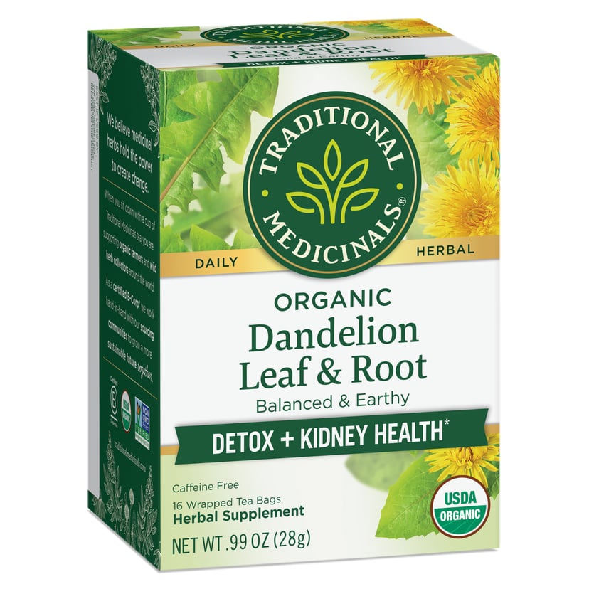 Traditional Medicinals Dandelion Leaf & Root 16 Tea Bags