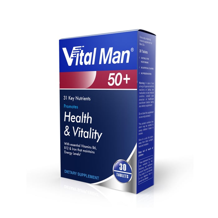Vital Healthcare Vital Man 50+ 30 Tablets