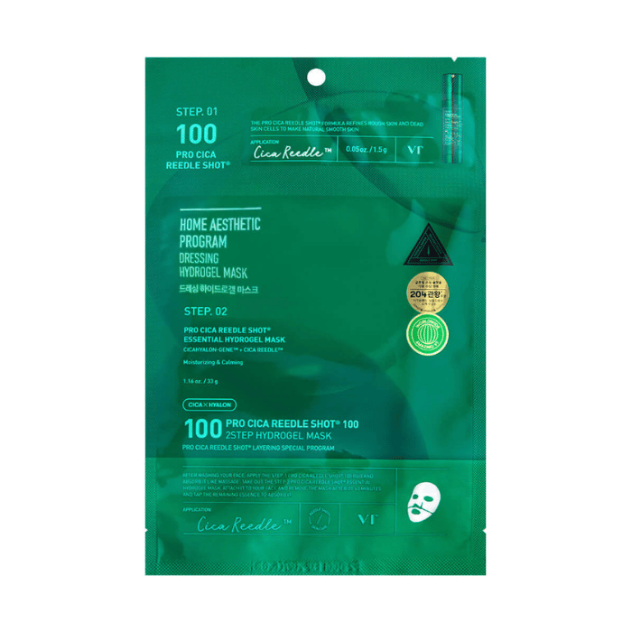 VT Cosmetics Pro Cica Reedle 100 2 Step Mask Sheet 33g
