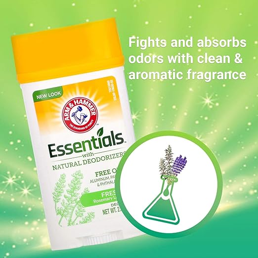 Arm and Hammer Essentials Deo Stick Fresh Rosemary Lavender 71g -19020