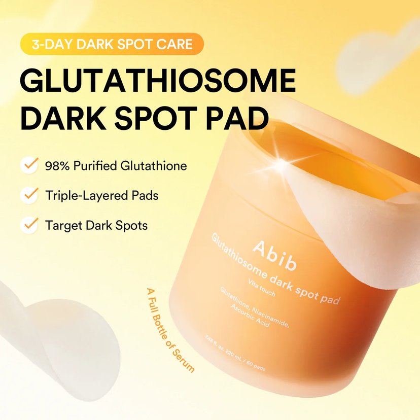 Abib Glutathiosome Dark Spot Pad Vita Touch Pad 250ML 70s