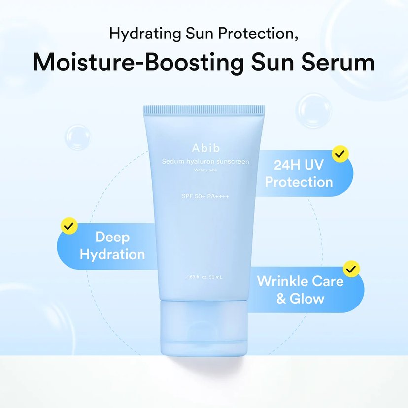 Abib Sedum Hyaluron SPF50+ Sunscreen 50ML