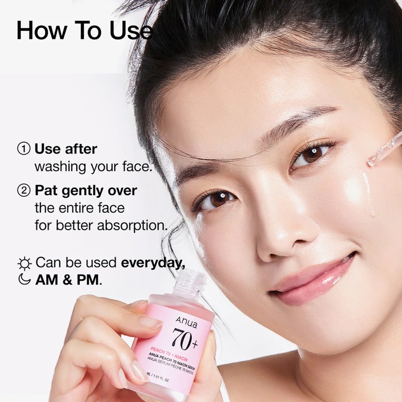 Anua Peach 70 + Niacin Serum 30ml