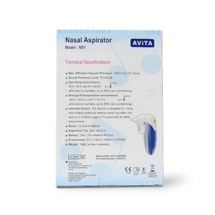 Avita Ns-1 Baby Nasal Aspirator