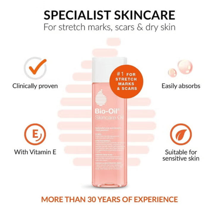 Bio Oil Skin Care Oil for scar & Stretch Marks 200ml