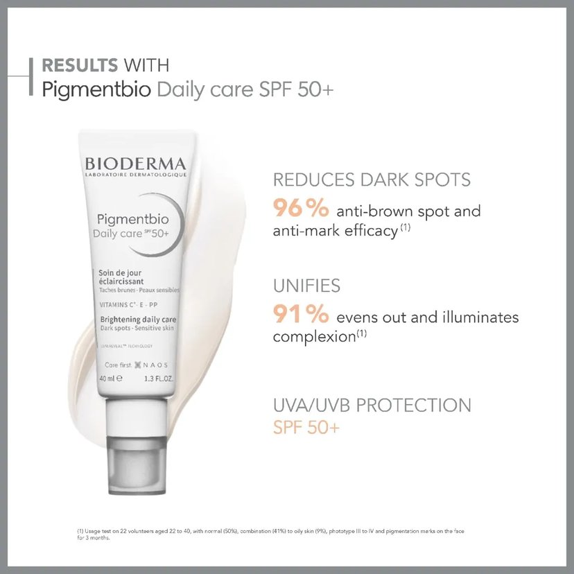 Bioderma Pigmentbio (Spf 50+) Dailycare  40ml