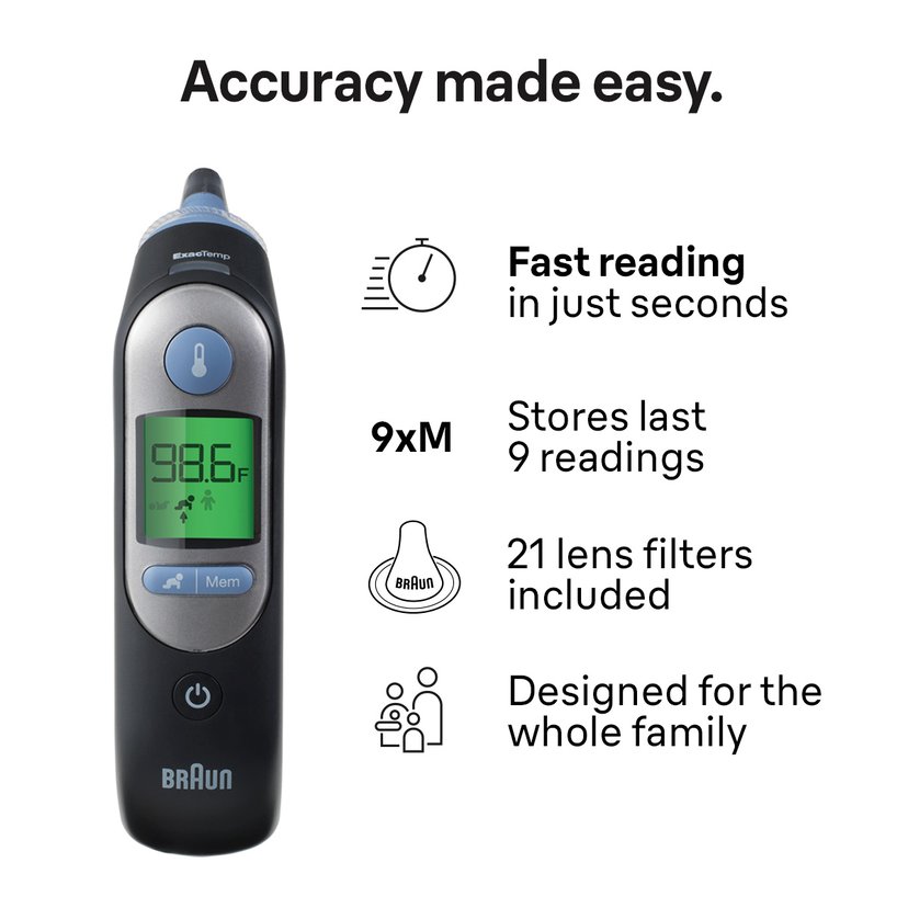 Braun Thermoscan 7 Age Precision Ear Thermometer IRT6520