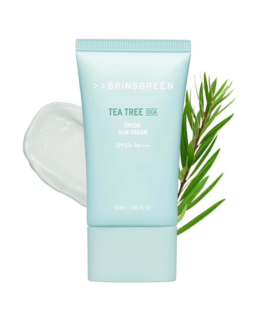 Bringgreen Tea Tree Cica SPF50+ Fresh Sun Cream 50 ml