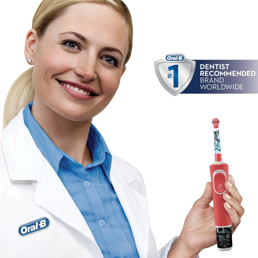 Braun Oral B Star Wars Recharge Toothbrush + Case D100.414.2
