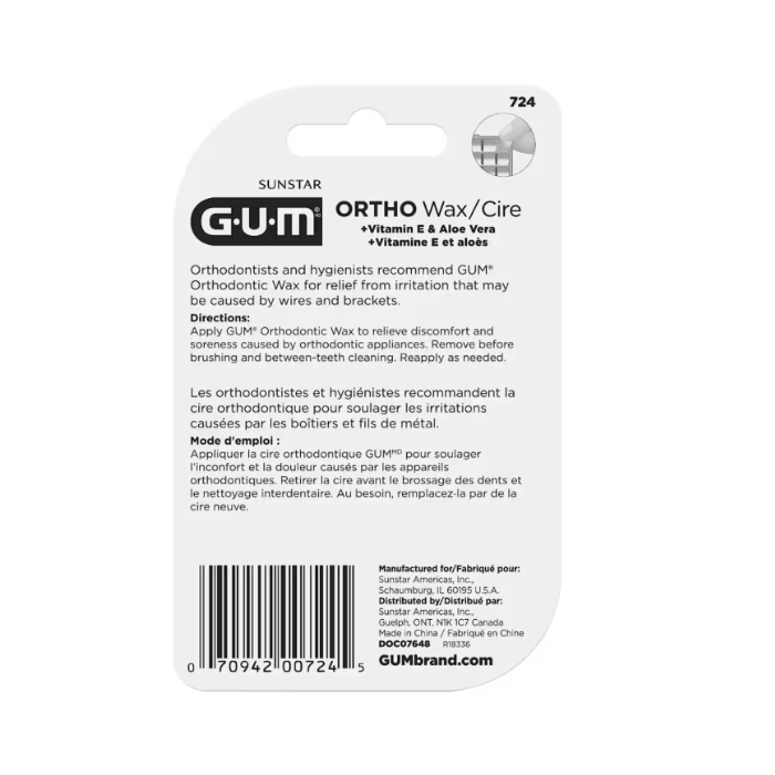Butler Gum Orthodontic  Wax Mint